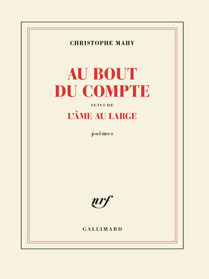 cover image of Au bout du compte / L'âme au large